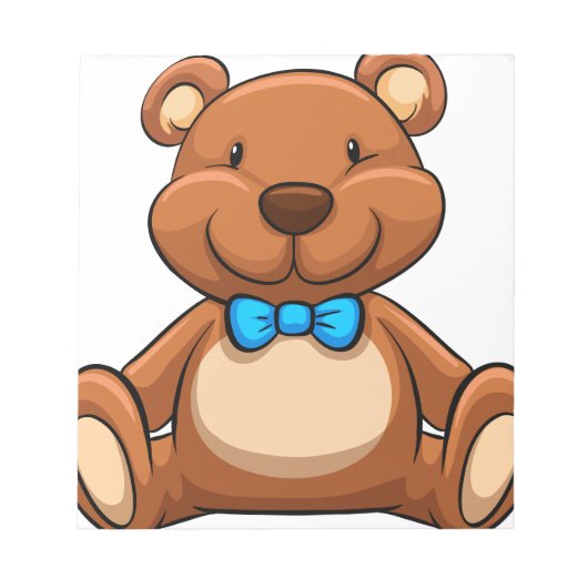 テディベア ノートパッド (正面)