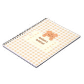 テディベア ノートブック (左側)