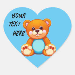 テディベア ハートシール
