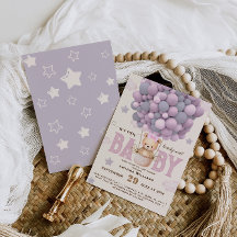 テディベア バイオレット ピンク 女の子 シャワー