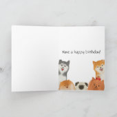 テディベア&バルーン カード (内部)