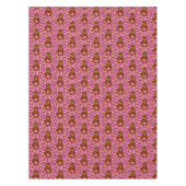 テディベア バレンタインデー テーブルクロス (正面)