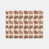 テディベア フリースブランケット (正面(横))