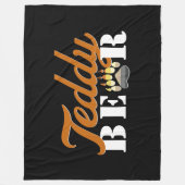 テディベア フリースブランケット (正面)