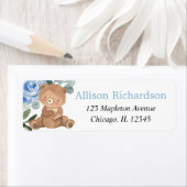 テディベア·ブルー·フローラ·グリーン ラベル (インサイチュ)