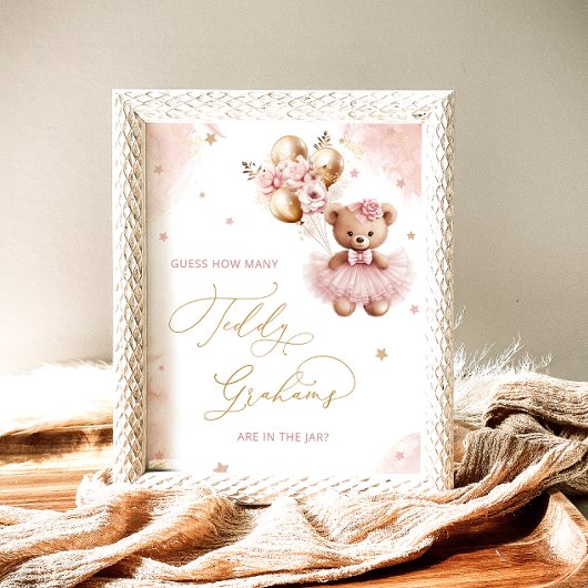 テディベア ベア 推測してね グラムス ポスター