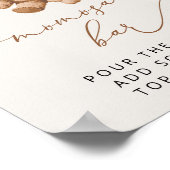 テディベア、ベビーベア、グリーンバルーン、桃佐バー ポスター (角)