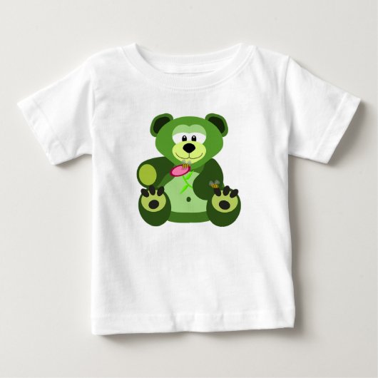 テディベア ベビーTシャツ (正面)