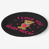 テディベア ペーパープレート (アングル)