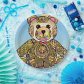 テディベア ペーパープレート (パーティー)