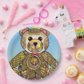 テディベア ペーパープレート (パーティー)