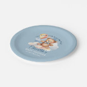 テディベア ペーパープレート (アングル)