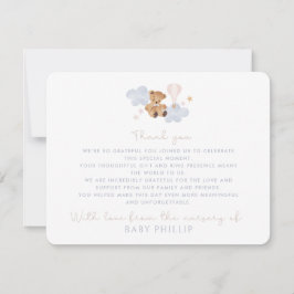 テディベア&ホットエアバルーン，の子供部屋から 招待状