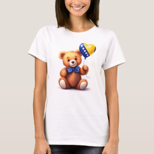 テディベア・ボスニア・ヘルツェゴビナ国旗。 Tシャツ