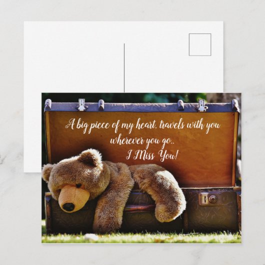 テディベア ポストカード (正面/裏面)