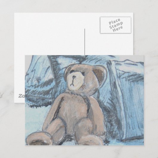 テディベア ポストカード (正面/裏面)
