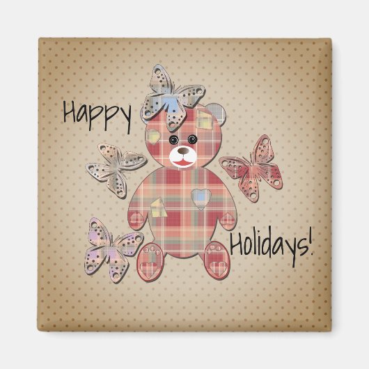 テディベア マグネット (正面)