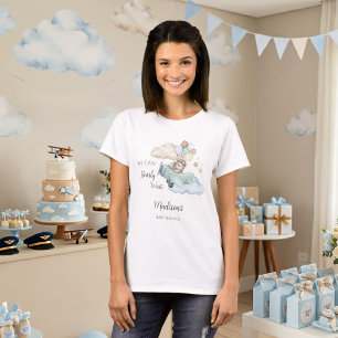 テディベア ママになる ベビーシャワーのTシャツ Tシャツ