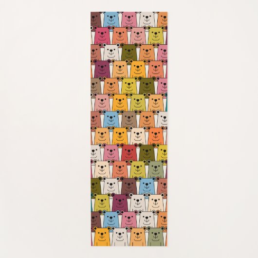 テディベア ヨガマット (正面)