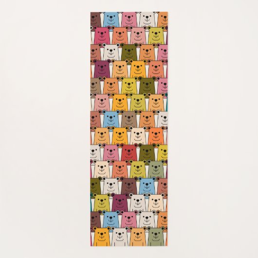 テディベア ヨガマット (裏面)