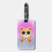 テディベア ラゲッジタグ (裏面縦)