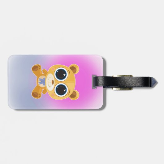 テディベア ラゲッジタグ (裏面横)