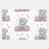 テディベア ラッピングペーパーシート (正面2)