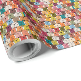 テディベア ラッピングペーパー