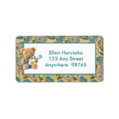 テディベア ラベル (正面)