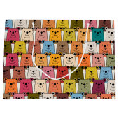 テディベア ラージペーパーバッグ (正面)