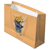 テディベア ラージペーパーバッグ (正面アングル)