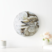 テディベア ラージ壁時計 (ホーム)