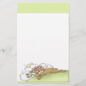 テディベア 便箋 (正面)