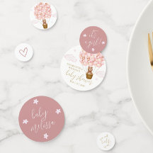 テディベア 待ちきれない ピンクの女の子 ベイビーシャワー