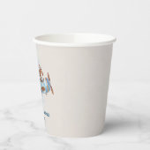 テディベア、我々は心から待つことができる紙カップ 紙コップ (左)