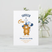 テディベア 招待状 (スタンド正面)