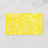 テディベア（昆虫）マルハナバチおむつラッフルカード エンクロージャーカード (裏面)