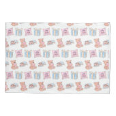 テディベア 枕カバー (裏面)