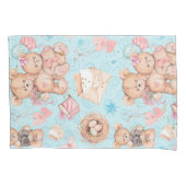 テディベア 枕カバー (正面)