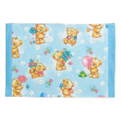 テディベア 枕カバー (裏面)