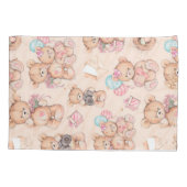 テディベア 枕カバー (裏面)