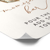 テディベア、茶色の熱気球、モモモザバー ポスター (角)