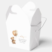 テディベア 風船 ベビーシャワー 男女兼用 フェイバーボックス (オープン)