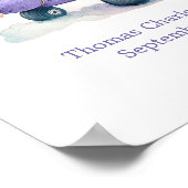 テディベアin飛行機子供部屋デコールウォールアート ポスター (角)