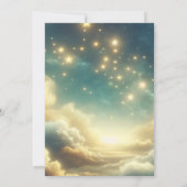 テディベアonムーングロースターズ赤ちゃんシャワー 招待状 (裏面)