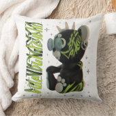 テディベアxかわいいベアーグラフィティx悲しいベアーストリート クッション (ブランケット)