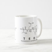 テディペプチド名mug コーヒーマグカップ (正面右)