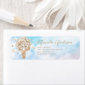 テディモダンベアの水の色bリターン住所 シール (インサイチュ)