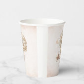 テディモダンベア水彩ベビーシャワーカップ 紙コップ (右)