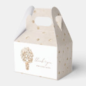 テディモダンベア水彩ベビーシャワー フェイバーボックス (裏面サイド)